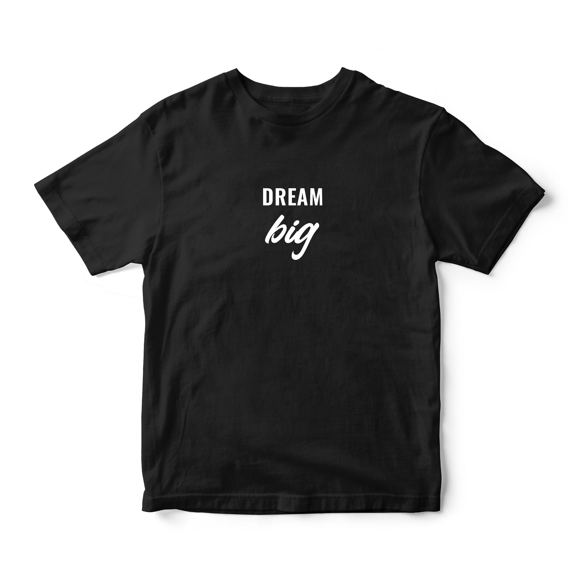 Instee Dream Big T-shirt Unisex 100% Cotton