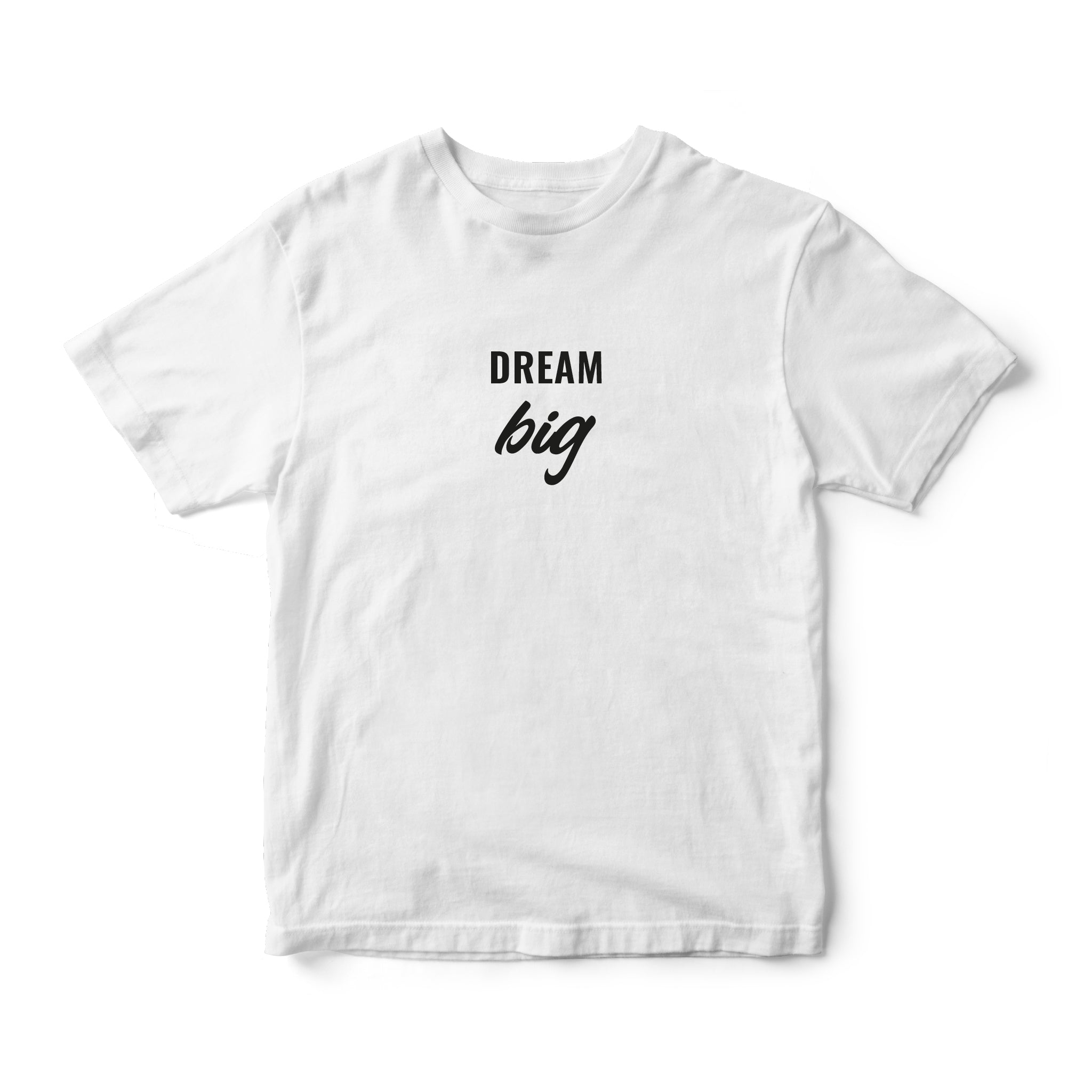 Instee Dream Big T-shirt Unisex 100% Cotton