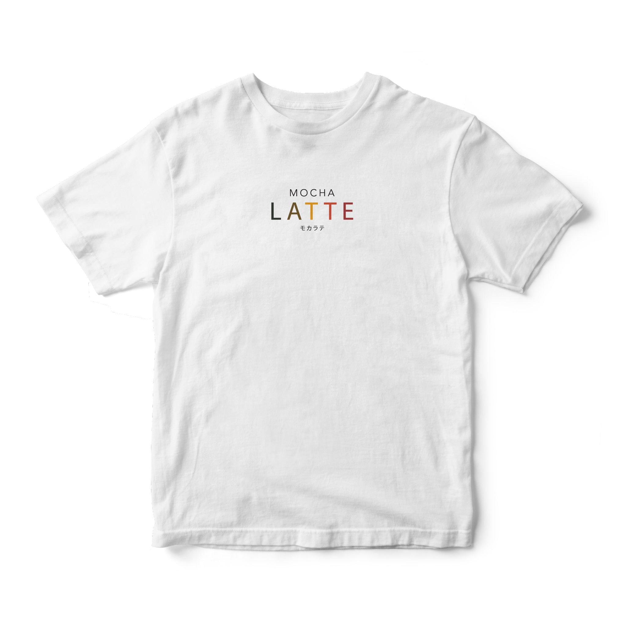 Instee Mocha Latte T-shirt Unisex 100% Cotton