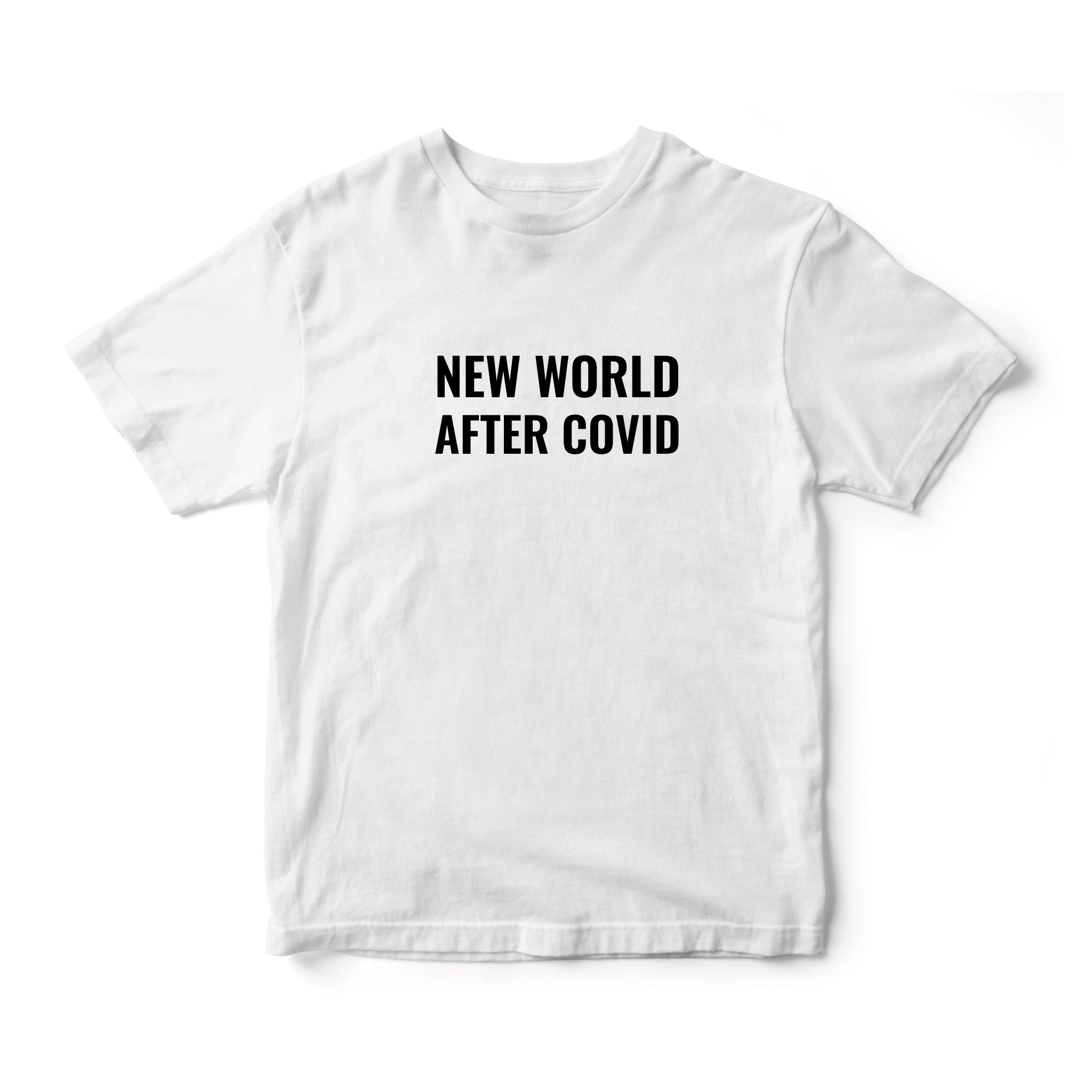 Instee New World After Covid T-shirt Unisex 100% Cotton